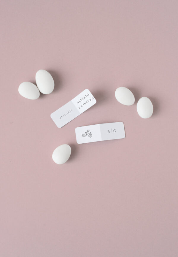 Abigail bigliettino confetti