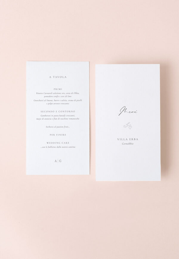 Abigail menu verticale