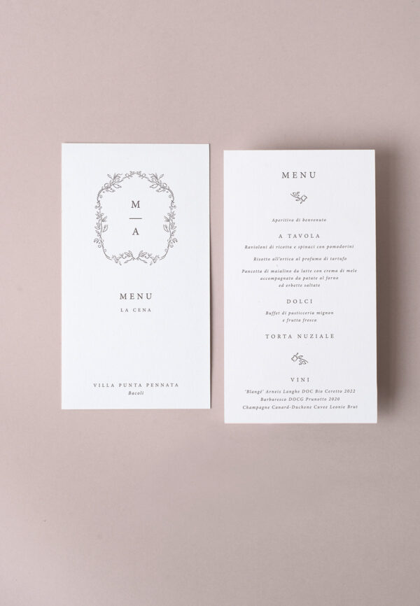 Epoque menu verticale