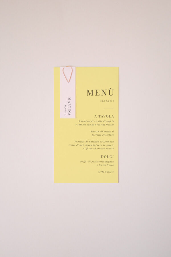 Geometrico menu SP