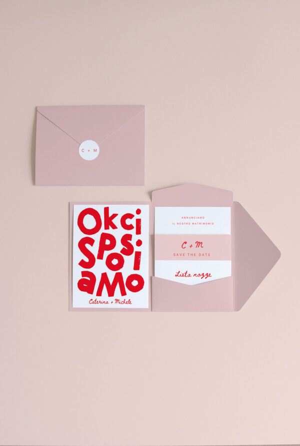 Poster OkCiSposiamoCofanetto pocketfold