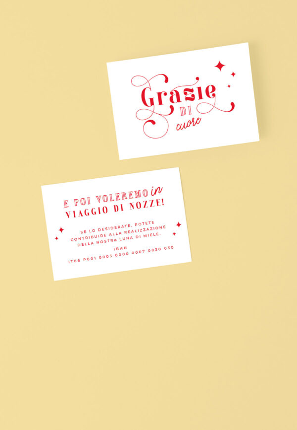 Spectacular lista nozze orizzontale