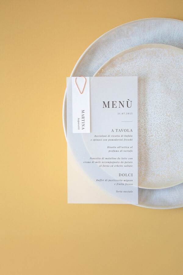 geometrico menu SP Vellum
