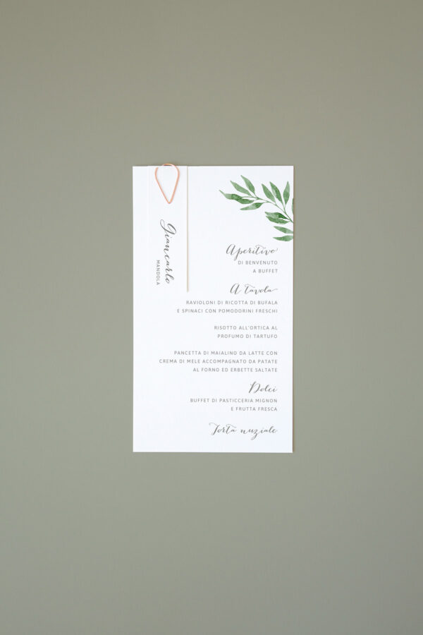 villa d este menu SP