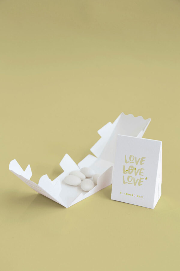 Poster cuore Scatolina onda wavy
