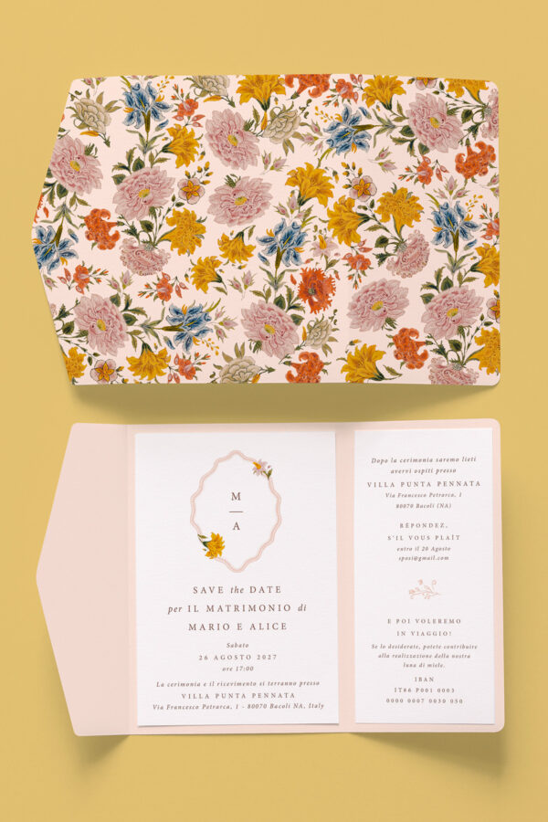 Partecipazione Nozze Cofanetto Easy Cassandra