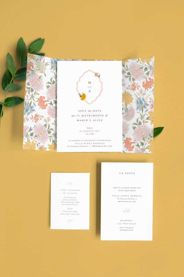 Partecipazione Trasparente Cofanetto Semplice Cassandra