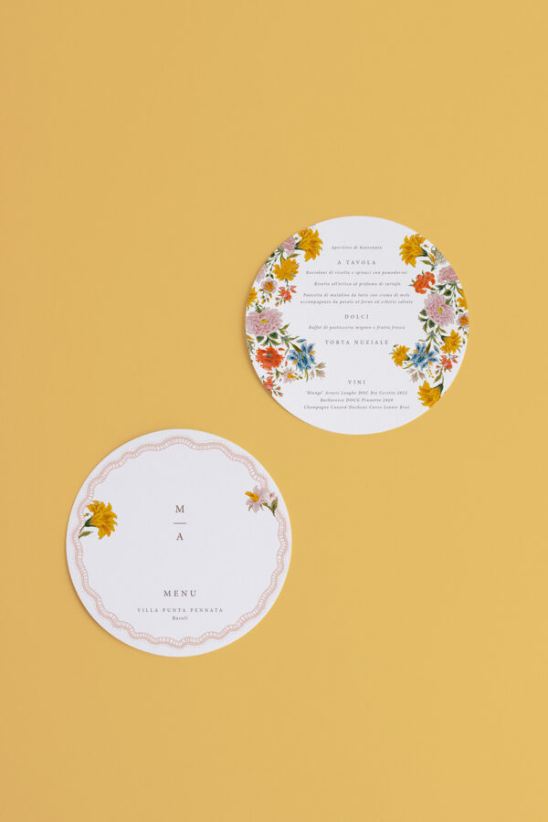 Menu Tondo Cassandra