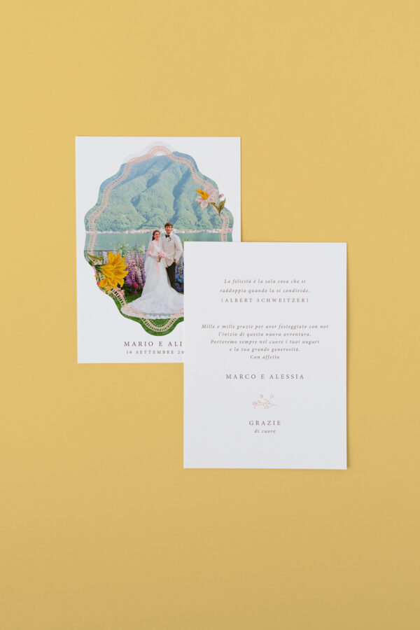 Biglietto Di Ringraziamento Fotografico Cassandra