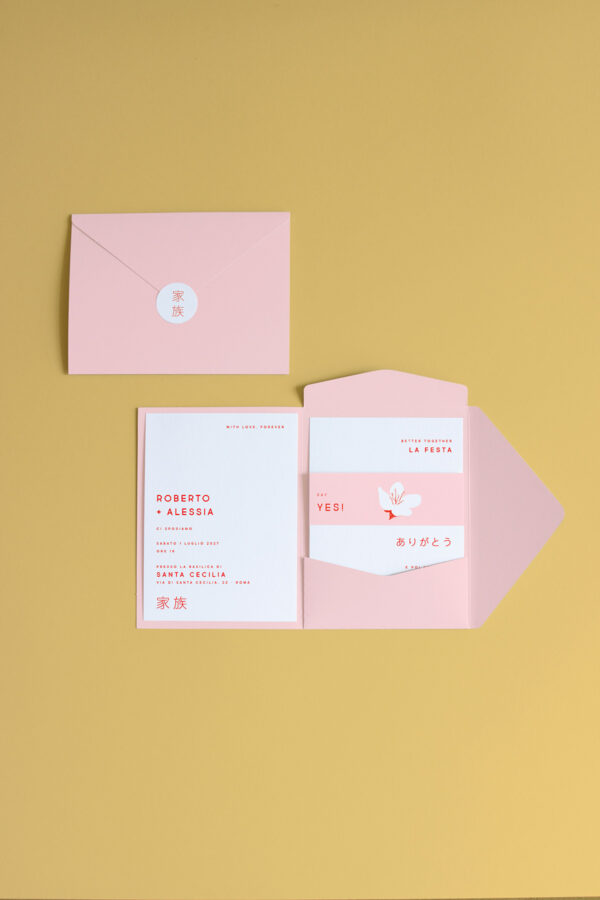 Partecipazione Cofanetto Pocket Fold Midori