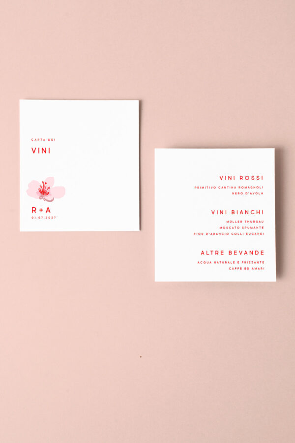 Menu Carta dei Vini Midori