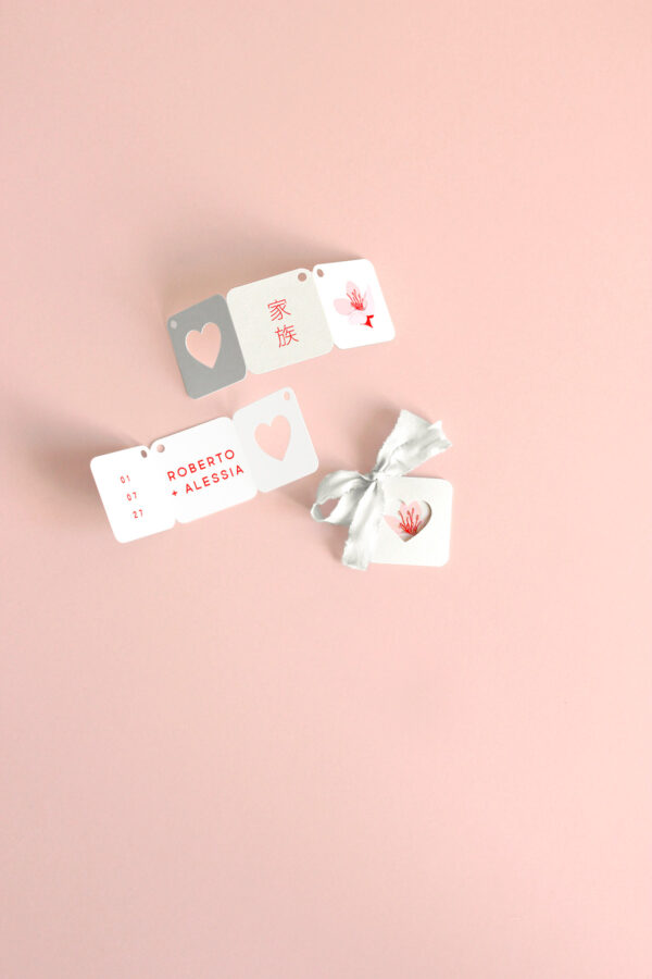 Biglietto Bomboniera Tre Ante Midori