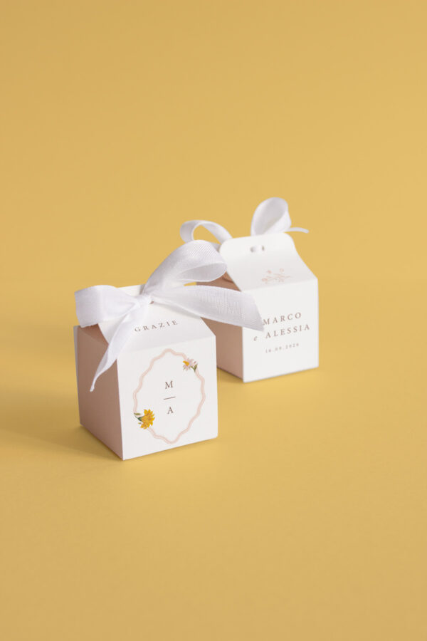 Scatolina Portaconfetti Bicolore Cassandra