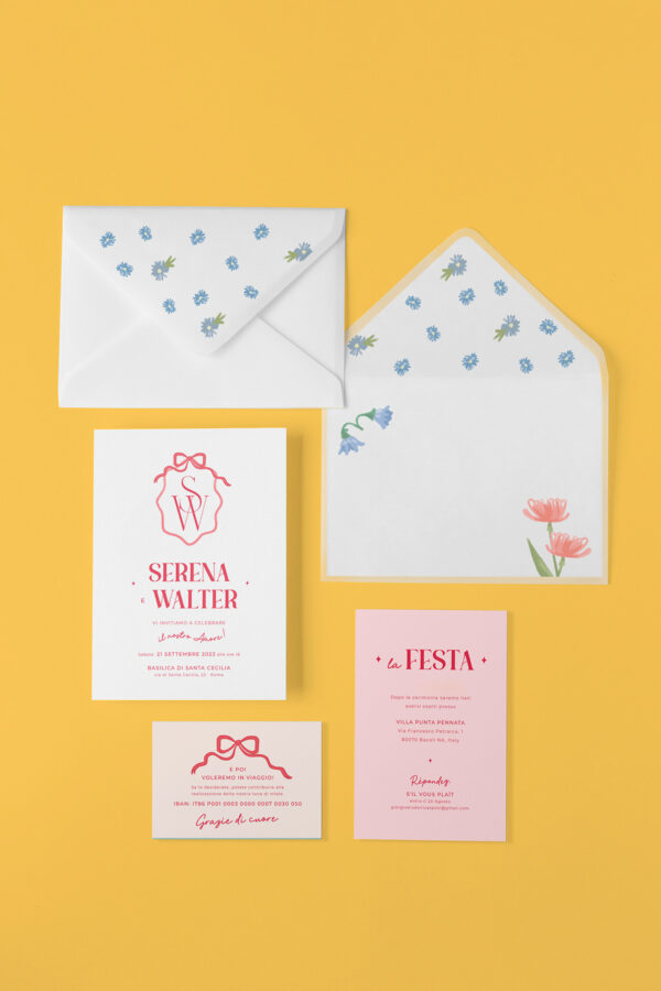 Partecipazione Vellum con Liner delia