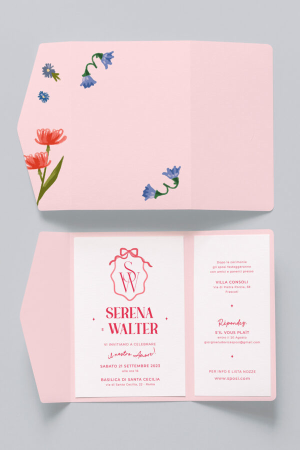 Partecipazione Nozze Cofanetto Easy delia