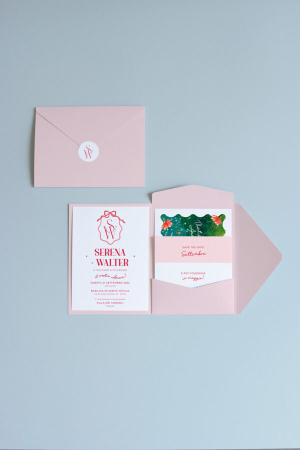 Partecipazione Cofanetto Pocket Fold delia