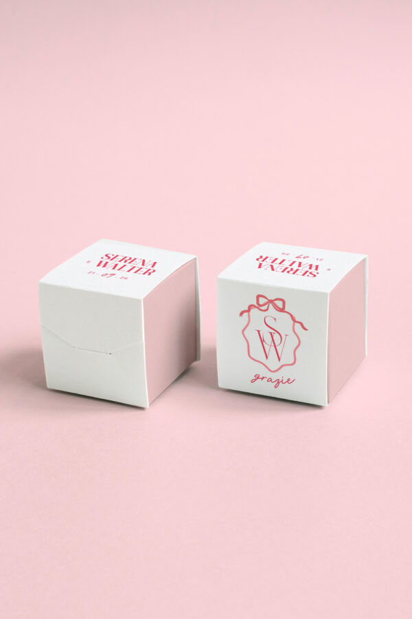 Scatolina Portaconfetti Bicolore Simple delia