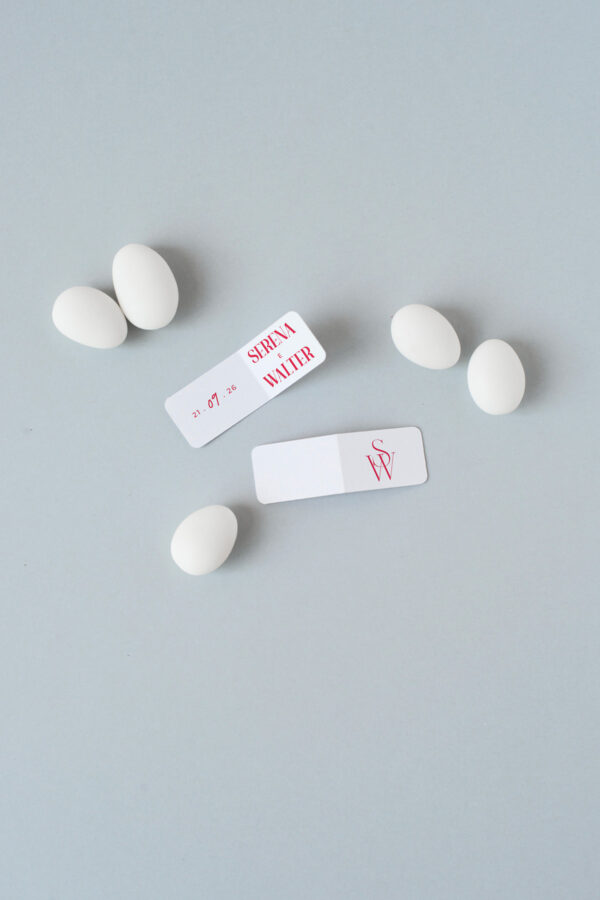 Biglietto Bomboniera Confetti delia