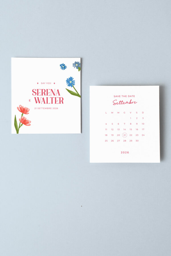 Biglietto Save The Date delia