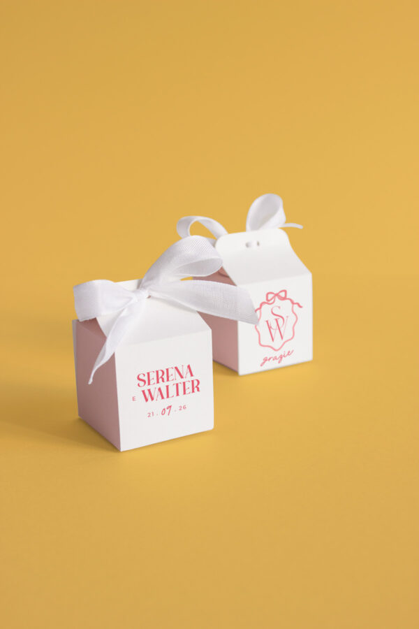 Scatolina Portaconfetti Bicolore delia