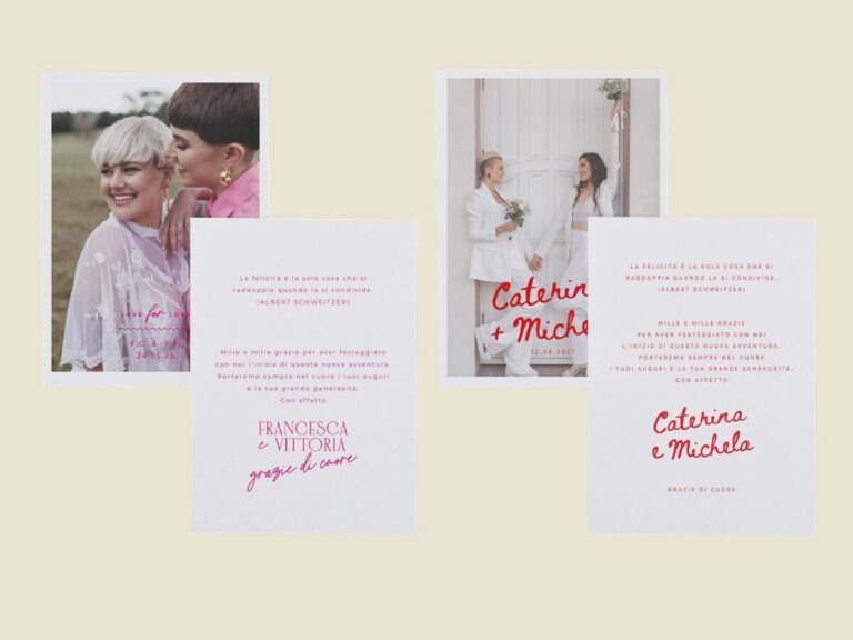 inviti per matrimonio civile e LGBTQ+