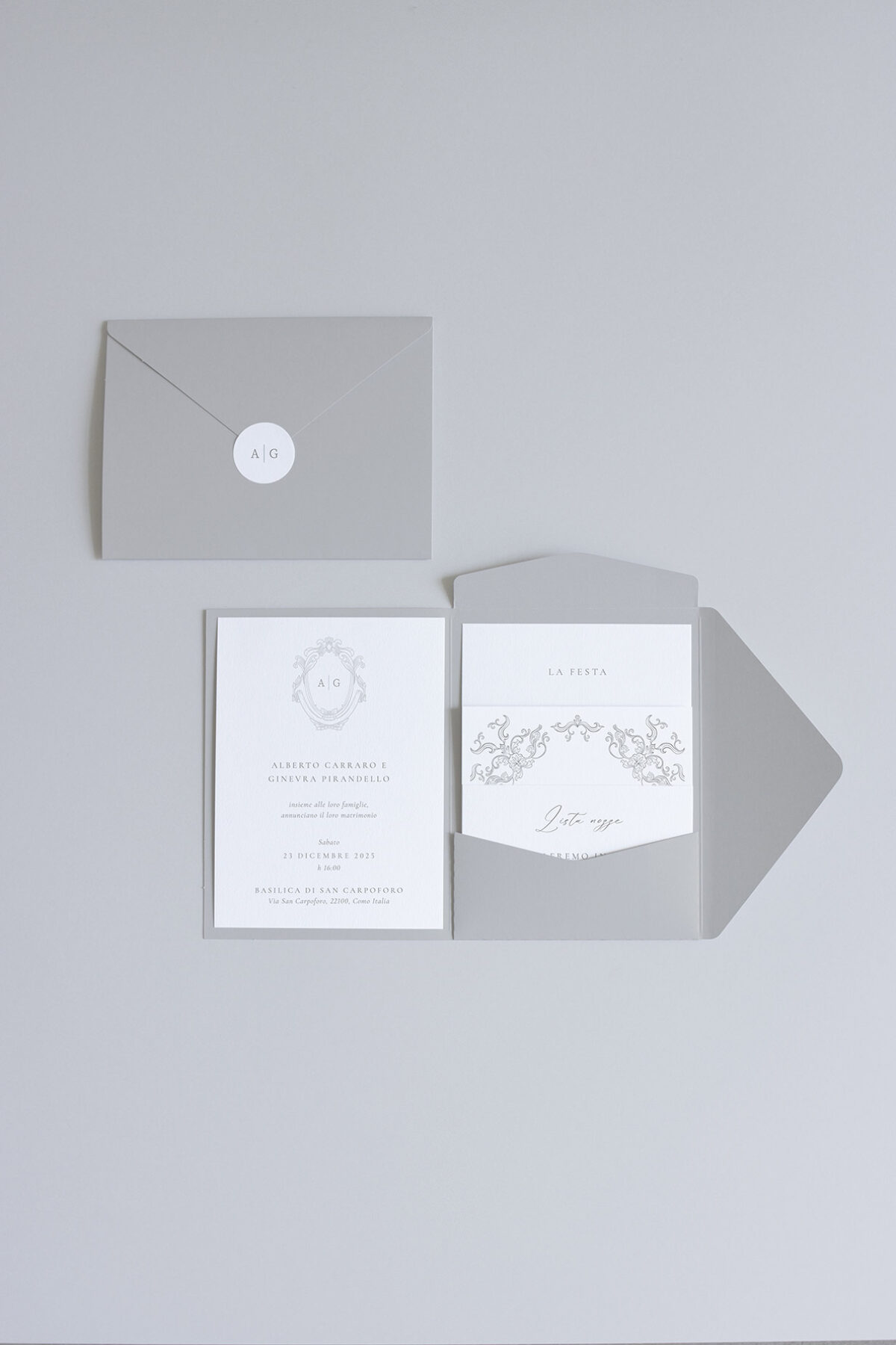 Partecipazione Cofanetto Pocket Fold Abigail