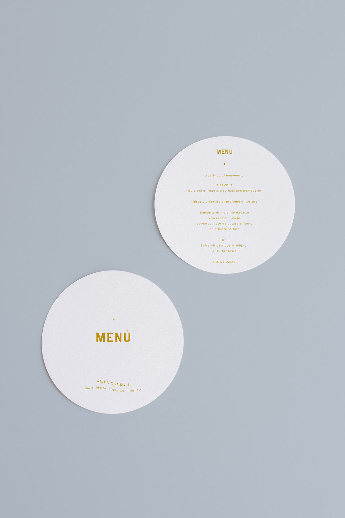 Menu Tondo Bliss