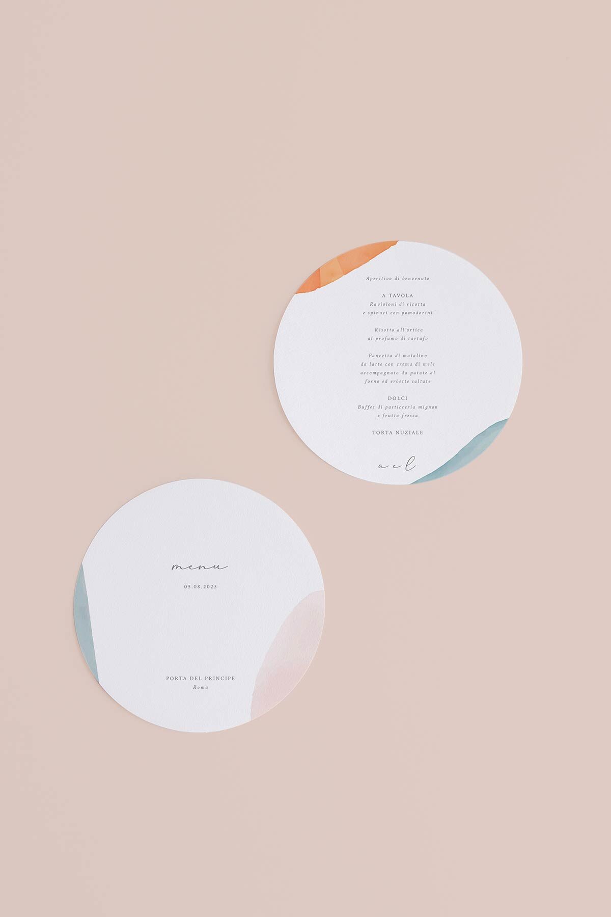 Menu Tondo Brush