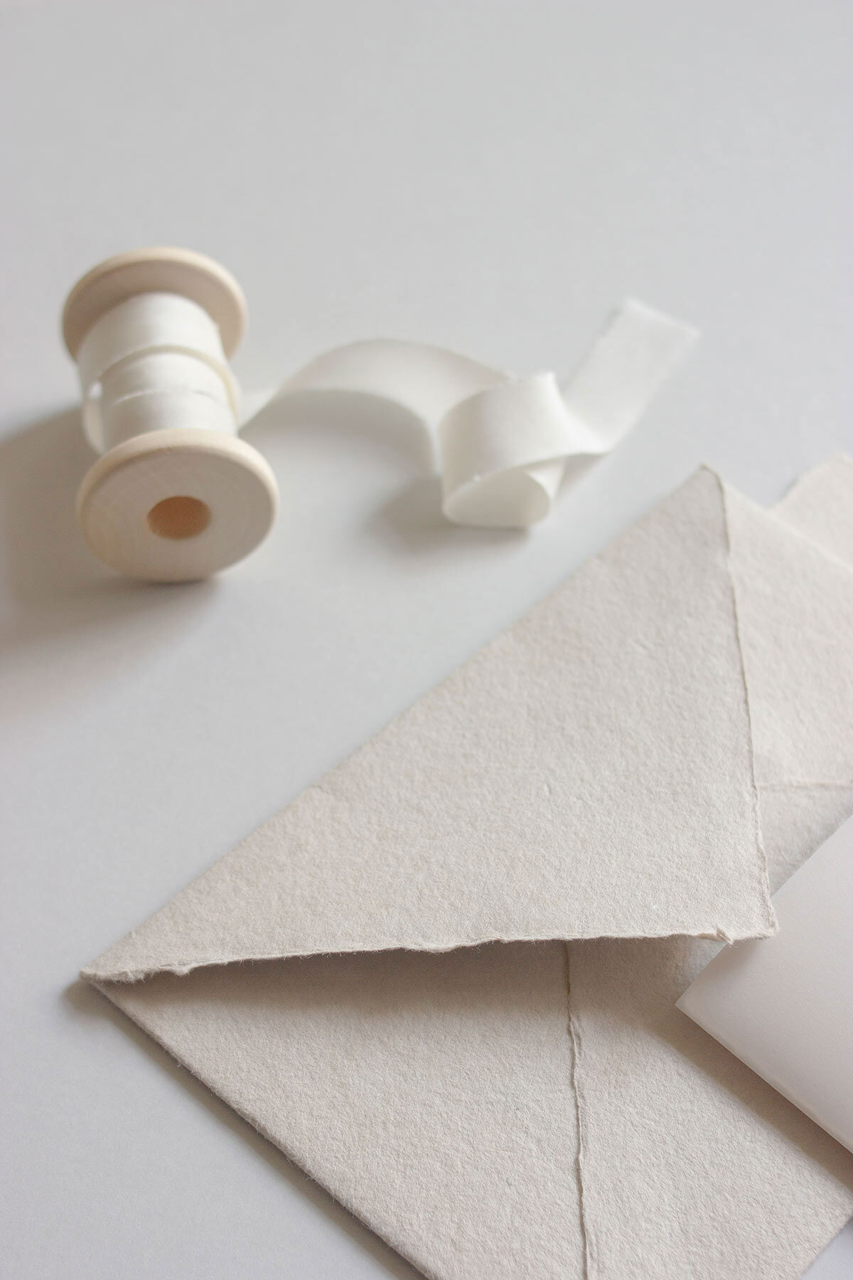 Busta Artigianale In Carta Cotone Bianco (pack Da 10)