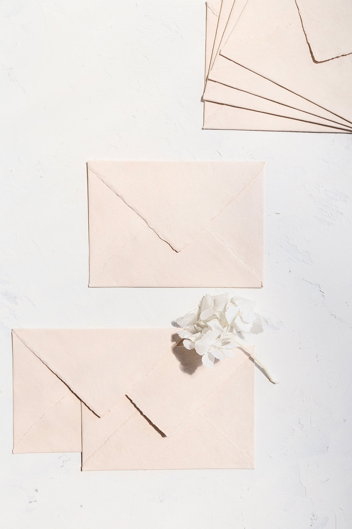 Busta Artigianale In Carta Cotone Rosa (pack Da 10)