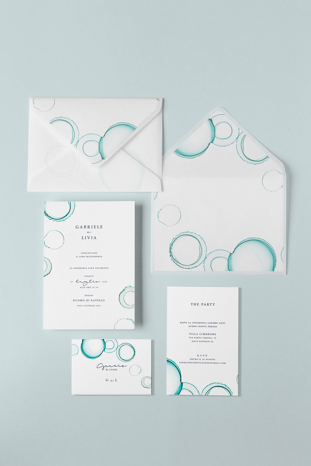 Partecipazione Vellum con Liner Ravello