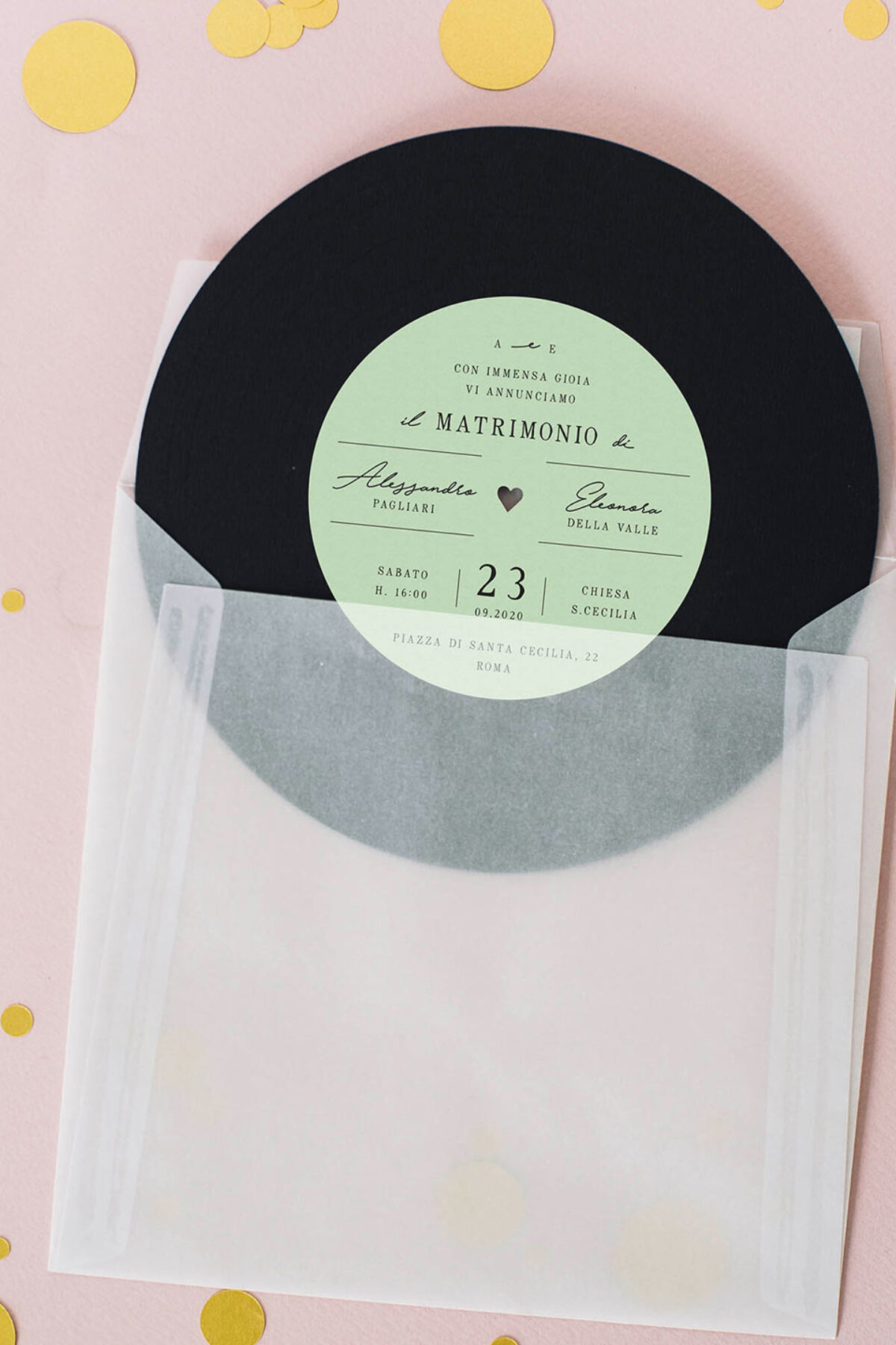 Busta Trasparente Vinile
