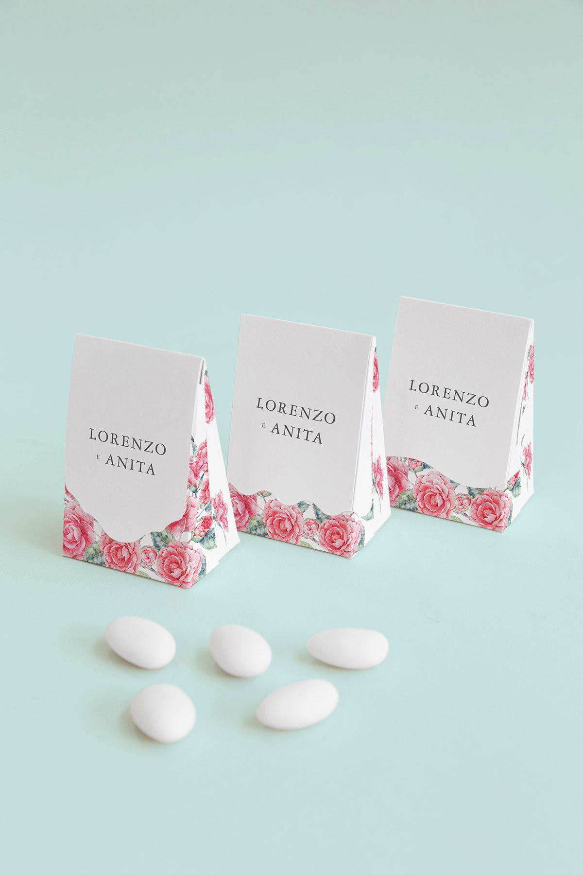Scatolina confetti Onda Camelie