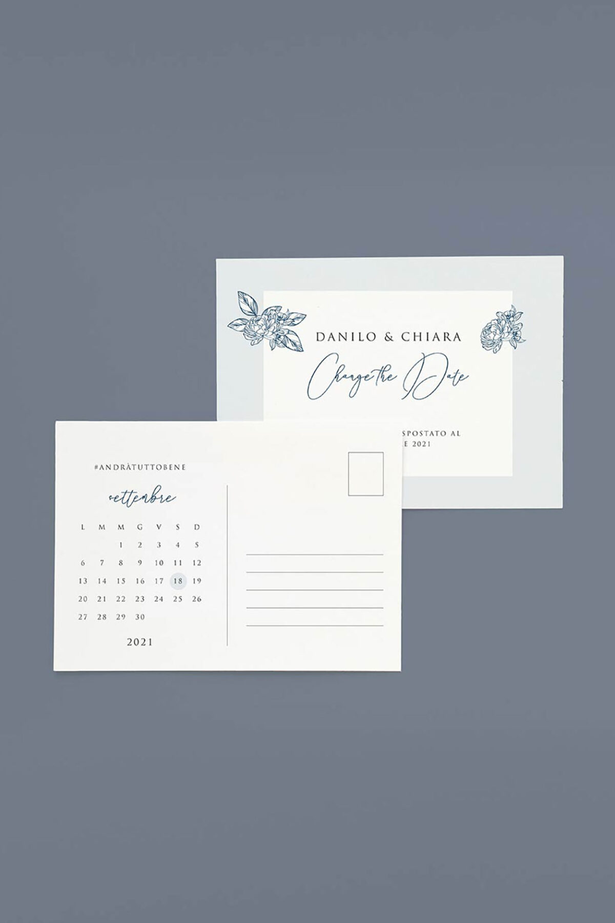 Change The Date Blu Vintage