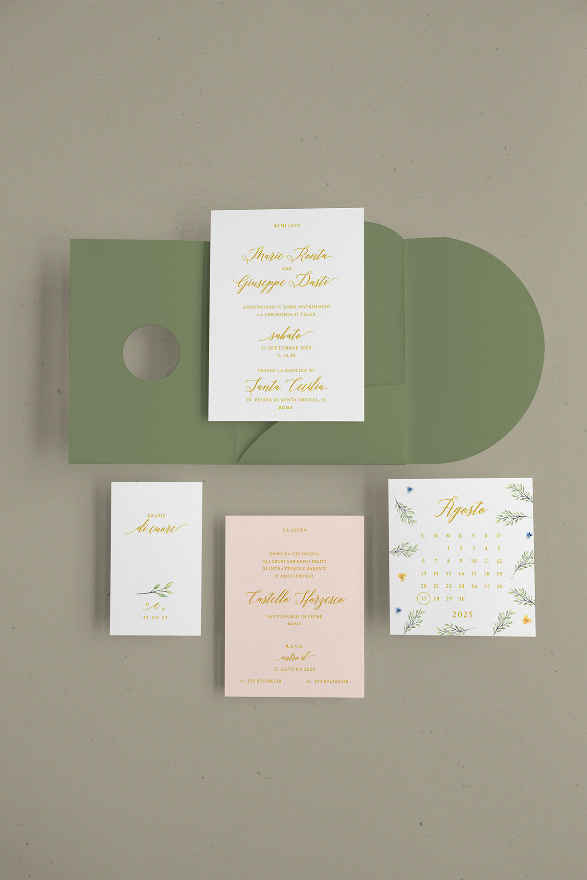 Cofanetto Rounded Golden