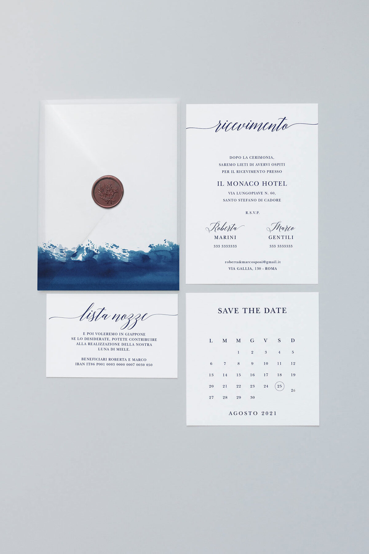 Pocket Fold Trasparente Acqua