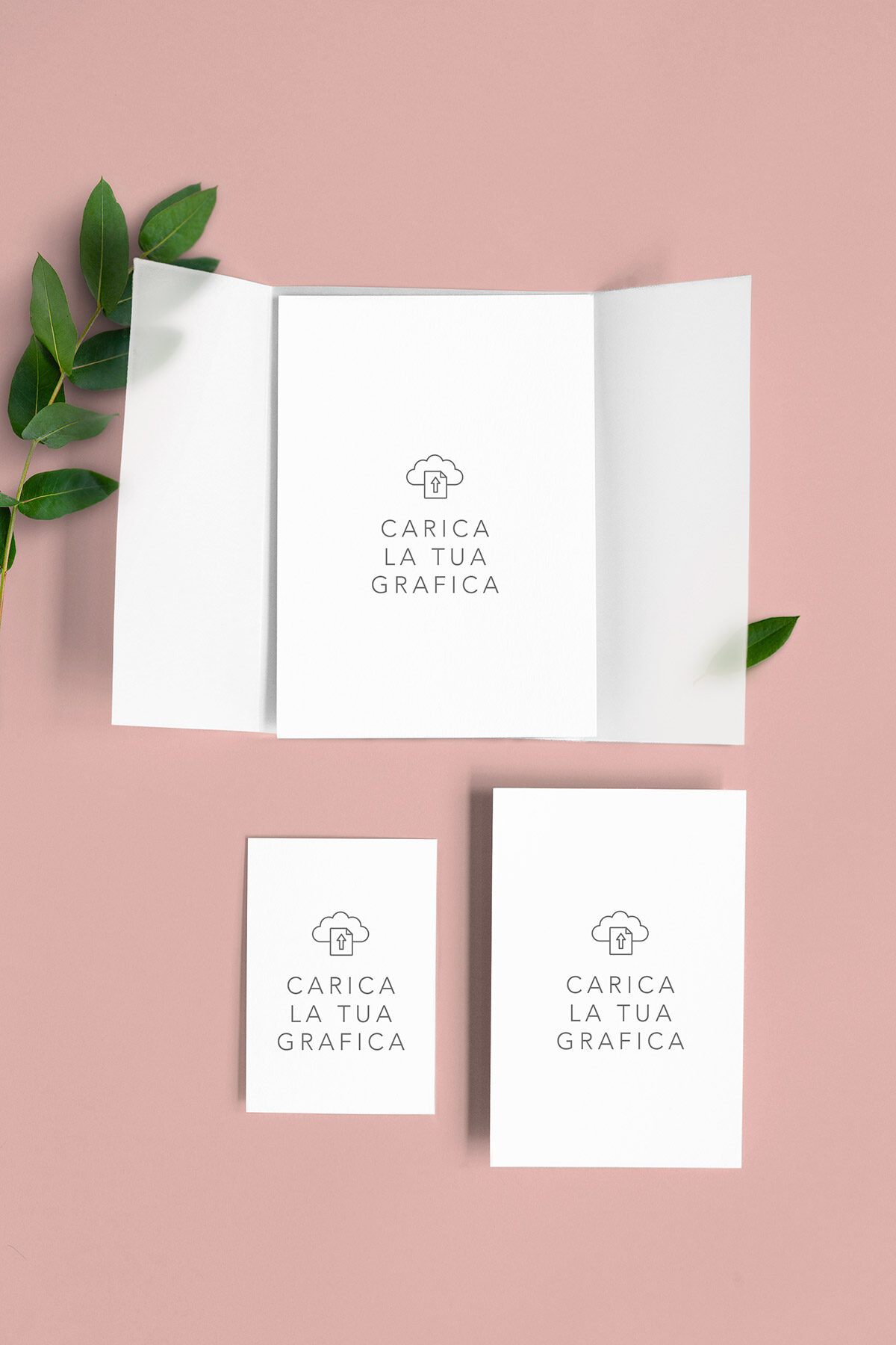 Partecipazione Trasparente Cofanetto Semplice • Grafica Custom