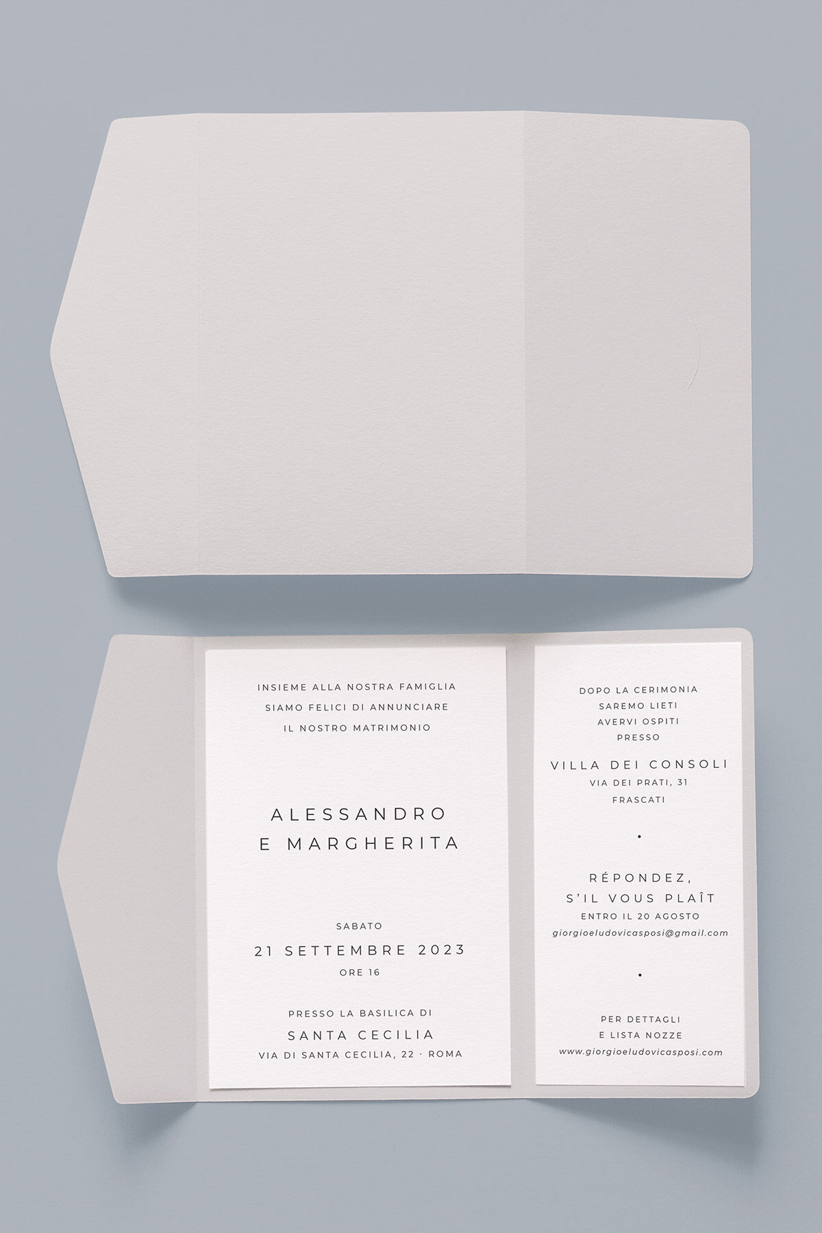 Partecipazione Nozze Cofanetto Easy Cucito