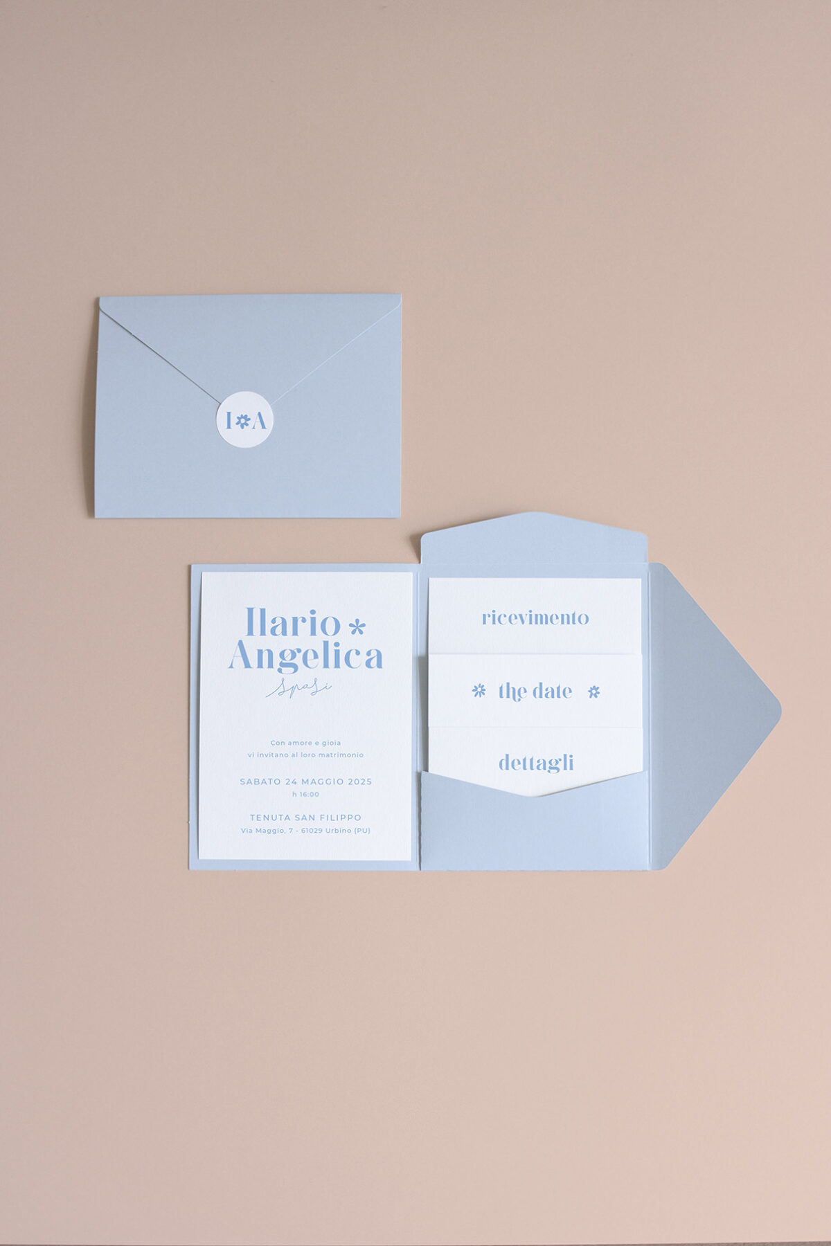 Partecipazione Cofanetto Pocket Fold Daisy