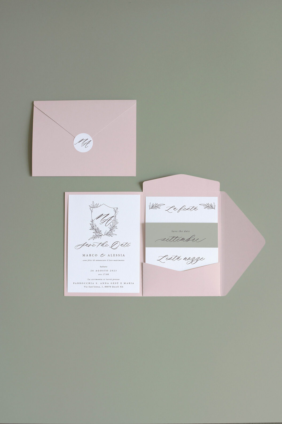 Partecipazione Cofanetto Pocket Fold Epoque