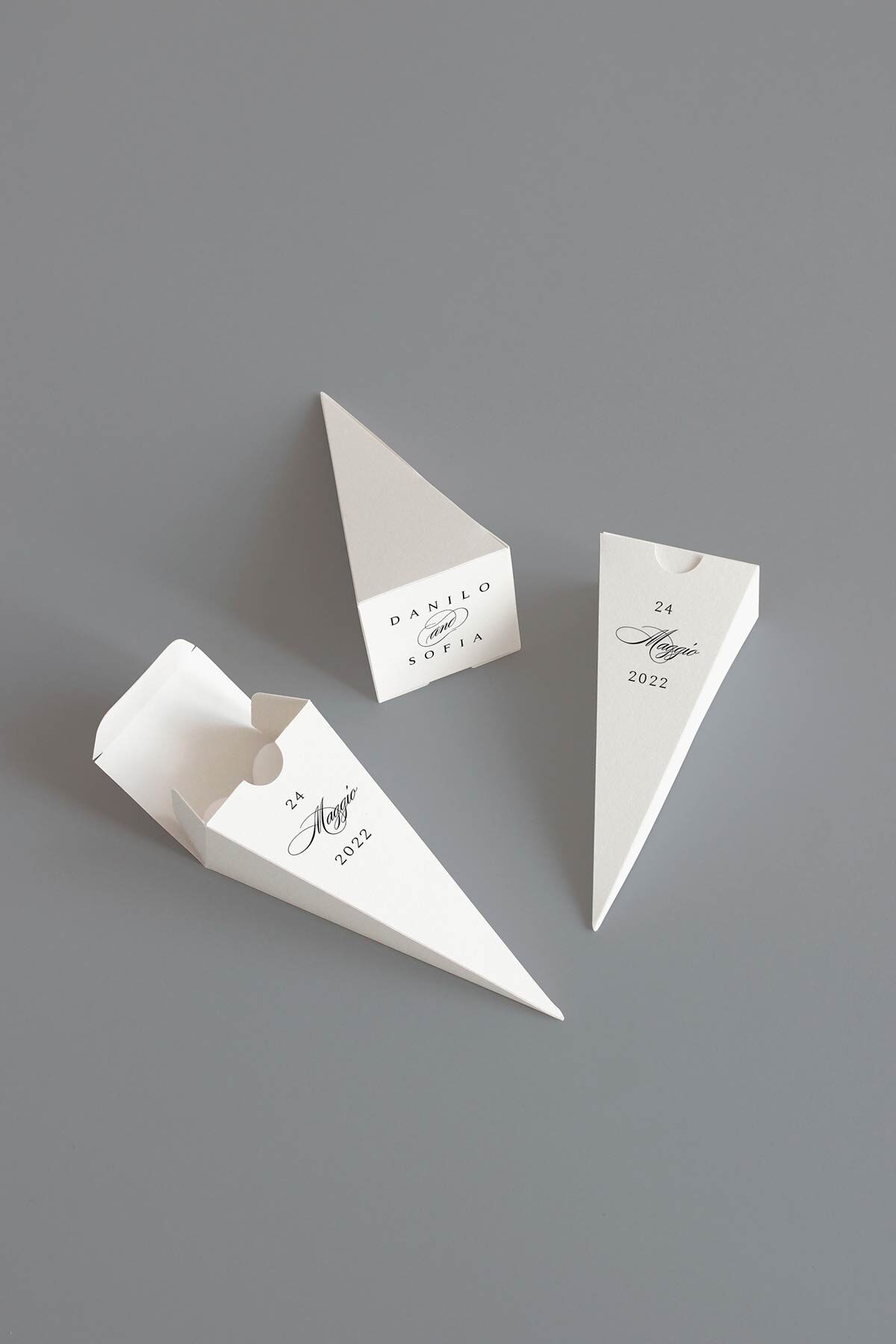Cono Portariso A Piramide Stampato Lake Gold