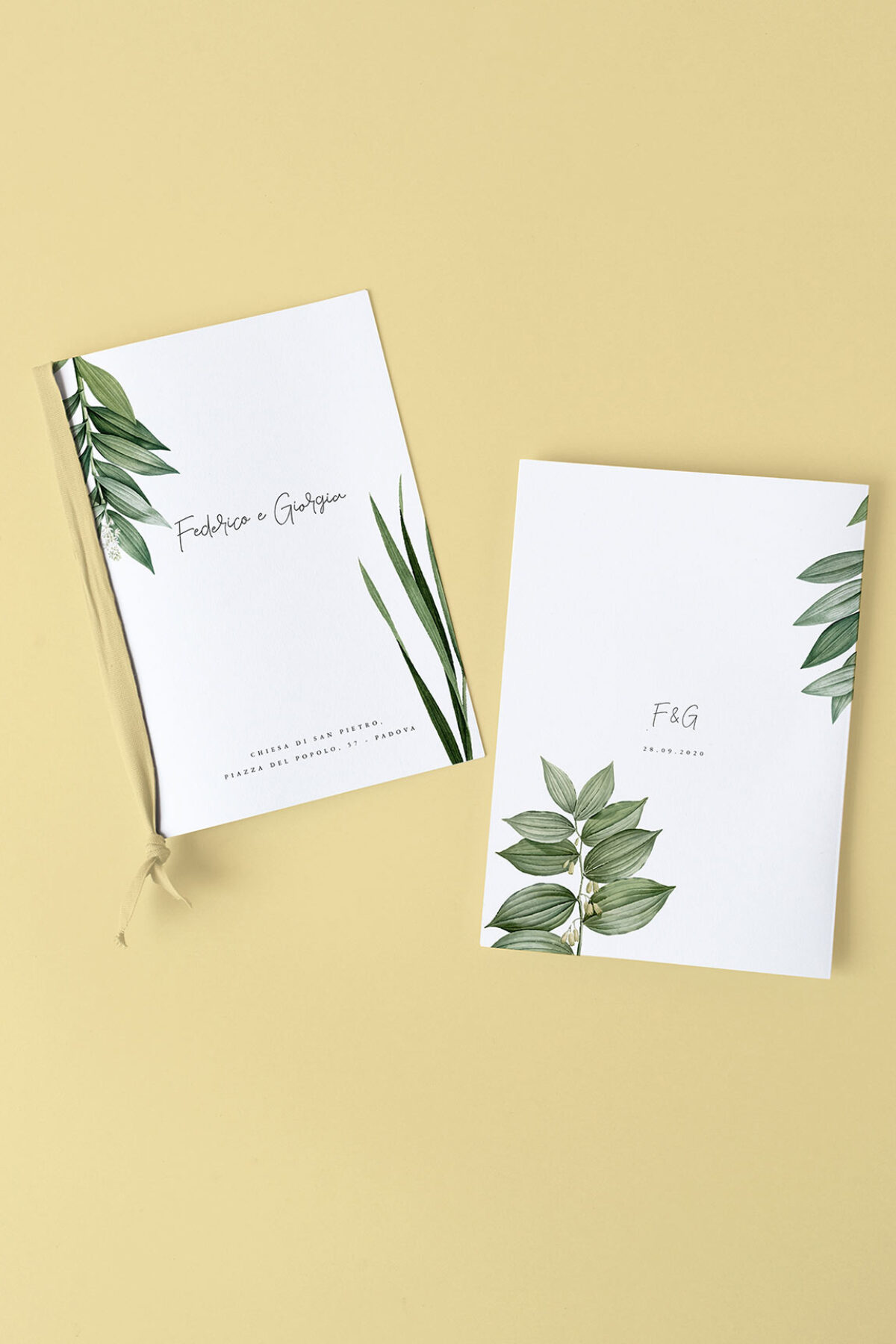Libretto Messa Matrimonio Botanico