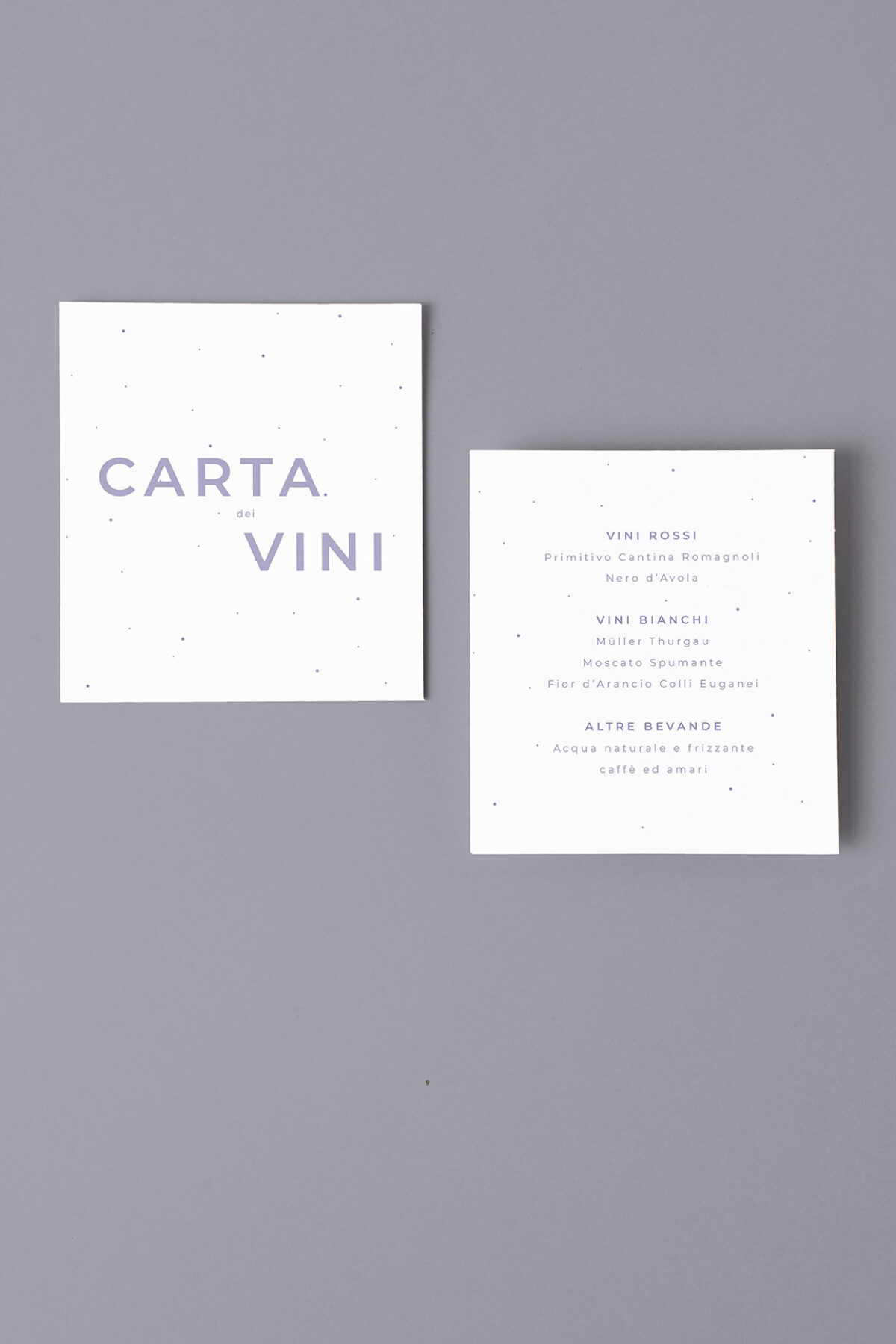 Menu Carta dei Vini Lilia