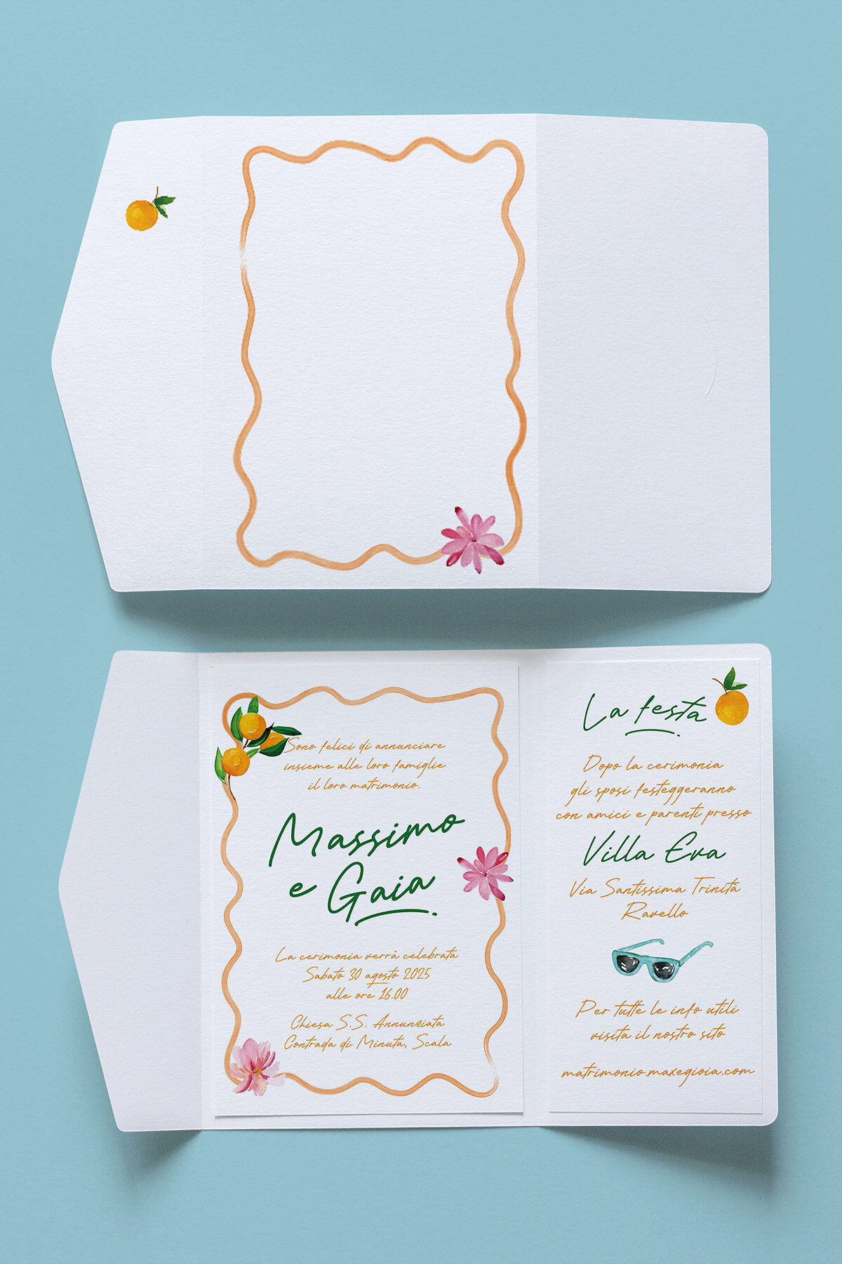 Partecipazione Nozze Cofanetto Easy Marilu