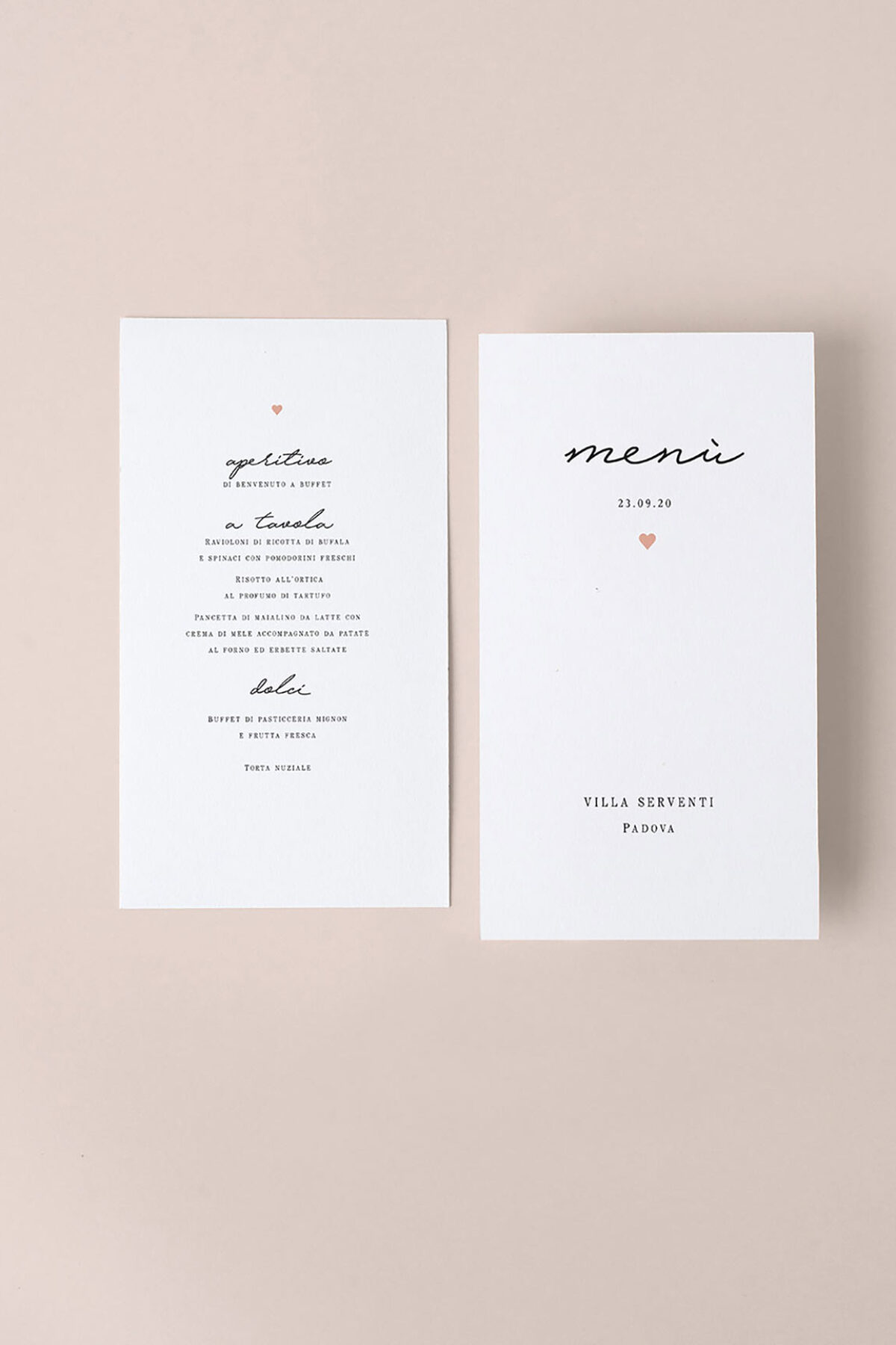 Menu Verticale Vinile