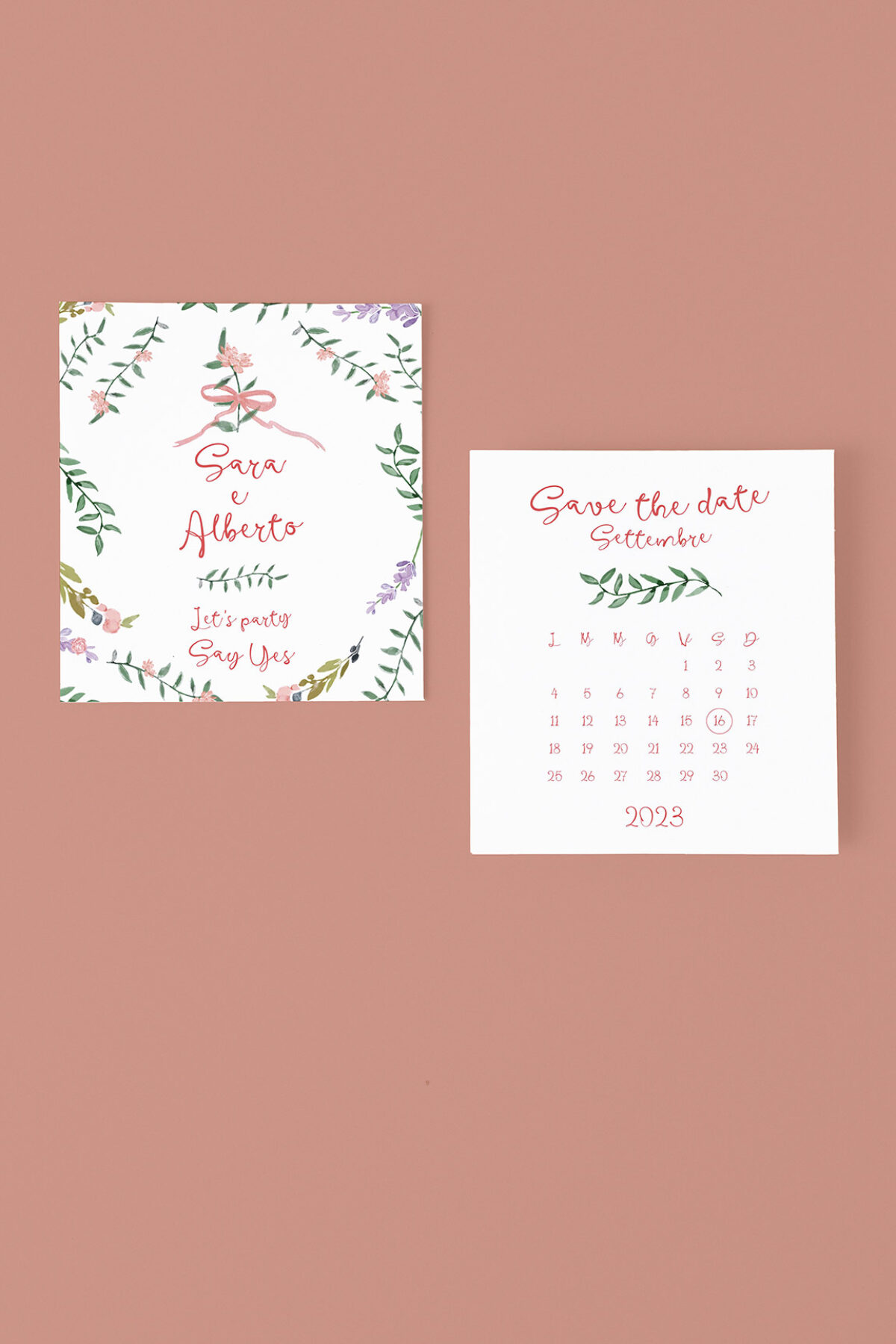 Biglietto Save The Date Mirabel
