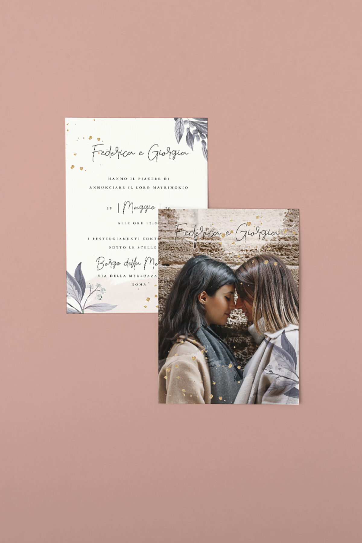 Partecipazione Fotografica Rose Gold