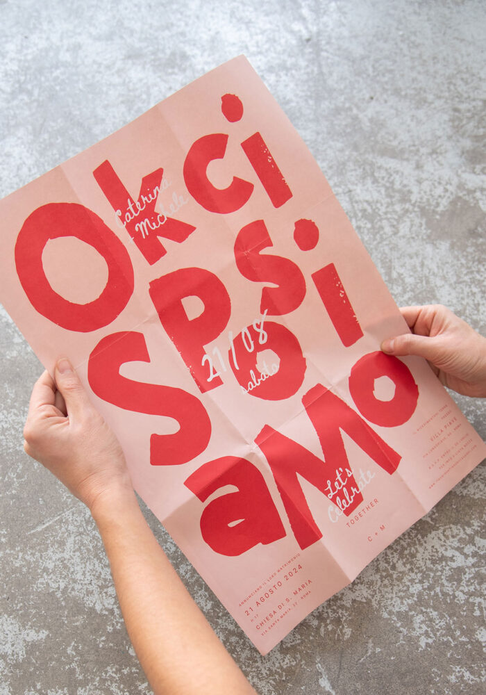 Partecipazione Poster Ok Ci Sposiamo