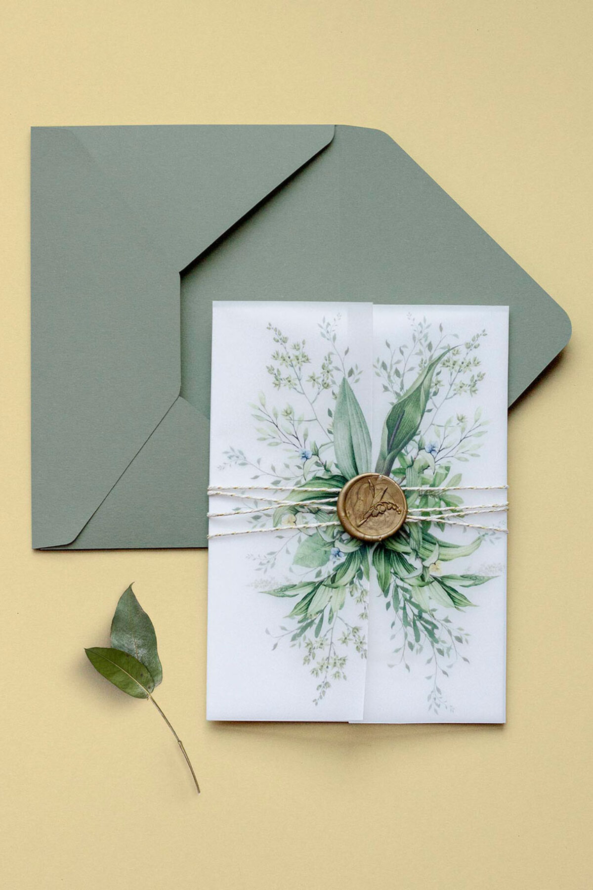 Partecipazione Trasparente Cofanetto Semplice Golden