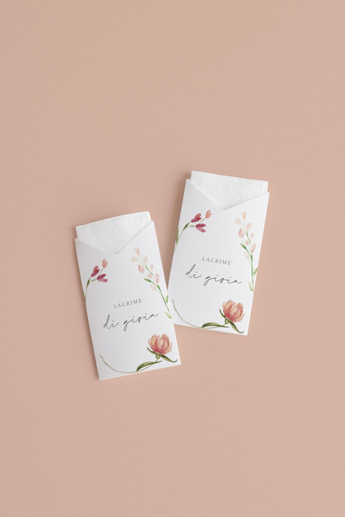 Porta Fazzoletto Peonie